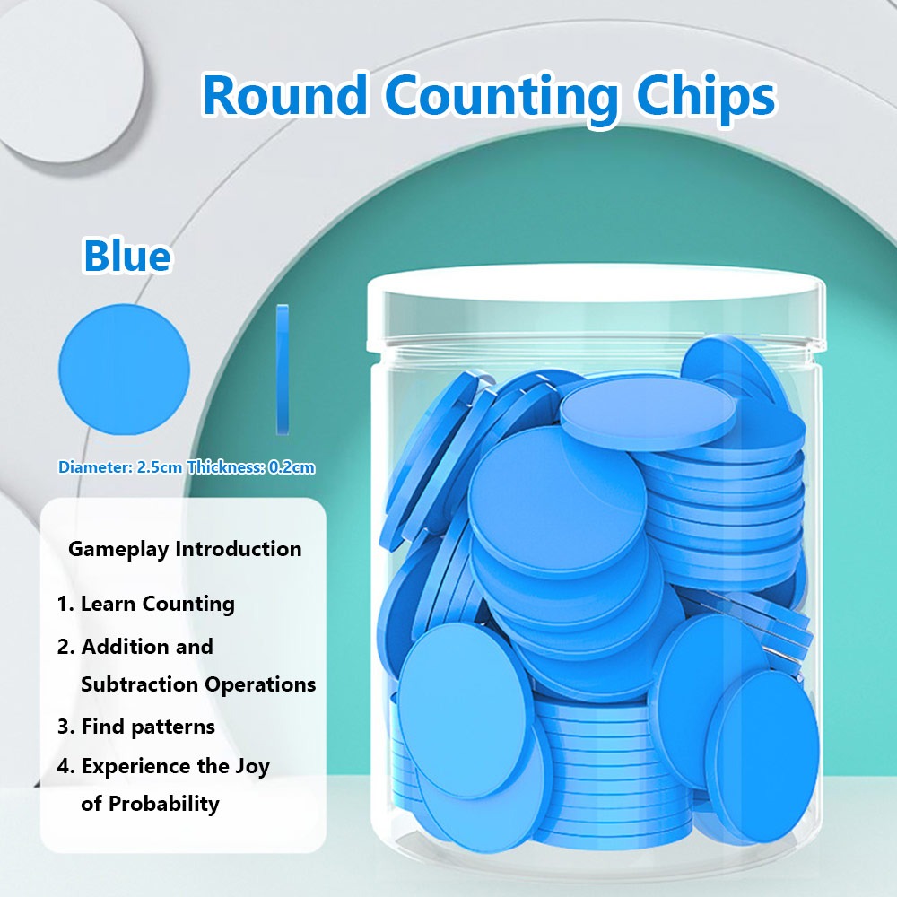 100pcs Plastic Counting Chips  - đánh giá và giá Board Game Operation