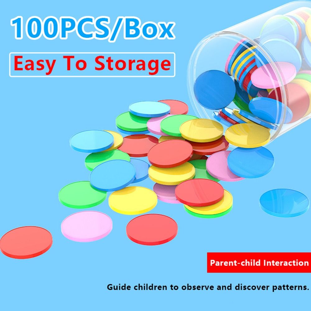 100pcs Plastic Counting Chips  - đánh giá và giá Board Game Operation