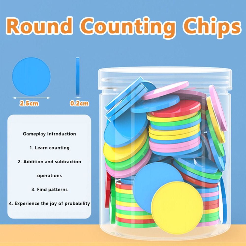 100pcs Plastic Counting Chips  - đánh giá và giá Board Game Operation